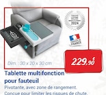 Tablette multifonction pour fauteuil en promo chez Technicien de Santé Angers à 229,90 €