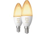 Aktuelle Kerzen Angebote bei MediaMarkt Saturn in Würzburg Aktuelles Hue White Amb. Doppelpack E14 Kerze 2x470 LED Lampe Warmweiß bis Kaltweiß Angebot bei MediaMarkt Saturn in Würzburg ab 43,99 €