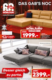 Aktueller porta Möbel Prospekt mit Sofa, "MEGA-MÖBILÄUMS-KRACHER", Seite 4