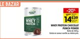 Whey Protein Chocolat - Punch Power en promo chez Supeco Whey Protein Chocolat - Punch Power dans le catalogue Supeco