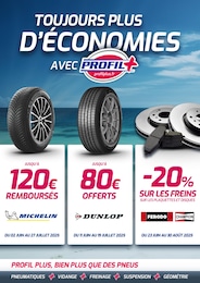 Catalogue Garages & Automobile Profil Plus en cours à L'Aigle et alentours, TOUJOURS PLUS D'ÉCONOMIES AVEC PROFIL+, 1 page, 20/07/2025 - 27/07/2025