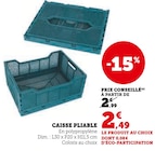 Promo Caisse pliable à 2,49 € dans le catalogue Super U à Paris