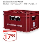 Kölsch im Angebot bei GLOBUS in Hürth Kölsch Angebote von Schreckenskammer bei GLOBUS Hürth für 17,99 €