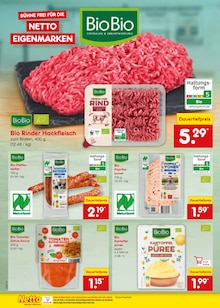 Bio Fleisch Angebot im aktuellen Netto Marken-Discount Prospekt auf Seite 8