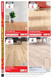 Promos Sol Pvc dans le catalogue "CHANTIERS D'ÉTÉ À PRIX DÉPÔT" de Brico Dépôt Sol Pvc en promo dans le catalogue Brico Dépôt à la page 16