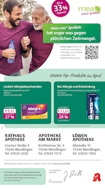 mea - meine apotheke Apotheken Prospekt der aktuellen Woche mit 4 Seiten, gültig von 01.04.2026 bis 30.04.2026, in Dettingen und Umgebung Aktueller mea - meine apotheke Apotheken Prospekt in Dettingen und Umgebung, "Unsere April-Angebote" mit 4 Seiten, 01.04.2026 - 30.04.2026