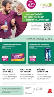 Aktueller mea - meine apotheke Prospekt "Unsere April-Angebote" für Wendlingen (Neckar) Aktueller mea - meine apotheke Prospekt für Wendlingen (Neckar) mit Seiten