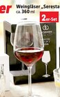 Weingläser 'Seresta' Angebote von homeware bei Thomas Philipps Peine für 1,99 €