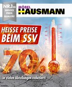 Möbel Hausmann Prospekt für Leichlingen mit 8 Seiten Möbel Hausmann Prospekt für Leichlingen: "Heiße Preise beim SSV", 8 Seiten, 27.06.2020 - 26.07.2020