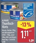 Thunfischfilets bei ALDI Nord im Heiligenstedtenerkamp Prospekt für 1,11 €