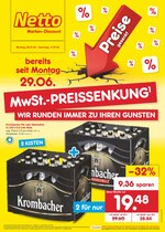 Netto Marken-Discount Prospekt für Jena mit 43 Seiten Netto Marken-Discount Prospekt für Jena: "MwSt.-PREISSENKUNG - WIR RUNDEN IMMER ZU IHREN GUNSTEN", 43 Seiten, 06.07.2020 - 11.07.2020
