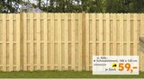 Sichtschutzzaun „Fulda“ im Globus-Baumarkt Prospekt Sichtschutzzaun „Fulda“ von im aktuellen Globus-Baumarkt Prospekt für 59,00 €