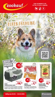 Katzenfutter im Zookauf Prospekt "ALLES BEREIT FÜR EUREN FRÜHLING" mit 8 Seiten (Neuss)