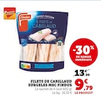 Filets de cabillaud surgelés MSC - Findus dans le catalogue Super U