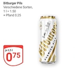 Aktuelles Pils Angebot bei GLOBUS in Weinheim ab 0,75 €