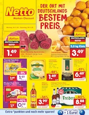 Bier im Netto Marken-Discount Prospekt in Senftenberg Aktueller Netto Marken-Discount Prospekt mit Bier, "Aktuelle Angebote", Seite 1