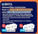 Wasserfilter-Kartusche EXTRA KALKSCHUTZ im V-Markt Prospekt Wasserfilter-Kartusche EXTRA KALKSCHUTZ von BRITA im aktuellen V-Markt Prospekt für 12,99 €