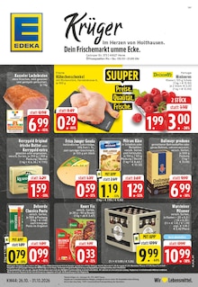 EDEKA Prospekt der Woche "Aktuelle Angebote" Seite 1, 26.10.2026 bis 31.10.2026 für Herne Aktueller EDEKA Prospekt "Aktuelle Angebote" Seite 1 von 26 Seiten für Herne