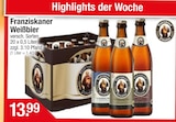 Weißbier von Franziskaner im aktuellen Getränke City Prospekt für 13,99 €