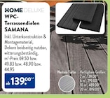 WPC-Terrassendielen SAMANA bei ALDI SÜD im Walldorf Prospekt für 139,00 €