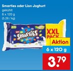Smarties oder Lion Joghurt Angebote bei Netto Marken-Discount Memmingen für 3,79 €