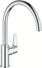 Mitigeur d’évier col de cygne chromé Start Curve - GROHE - Screwfix à Tourcoing Mitigeur d’évier col de cygne chromé Start Curve - GROHE en promo chez Screwfix Tourcoing à 76,49 €