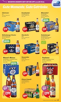 Bier im Getränke Hoffmann Prospekt "Aktuelle Angebote" mit 12 Seiten (Hof)
