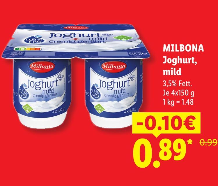 Joghurt, mild