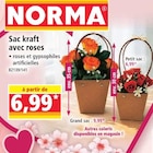 Sac kraft avec roses - NORMA - Norma à Metz Sac kraft avec roses - NORMA en promo chez Norma Metz à 6,99 €