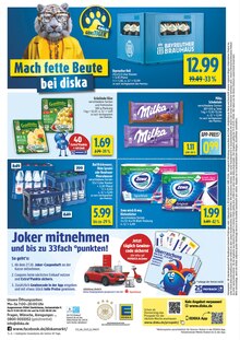 Milka im aktuellen diska Prospekt (Erlangen) Milka im diska Prospekt "alles an deinem ort." mit 12 Seiten (Erlangen)