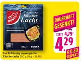 norwegischer Räucherlachs bei E center im Weiterstadt Prospekt für 4,29 €