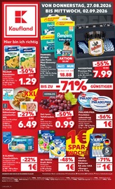 Aktueller Kaufland Prospekt mit Bier, "Hier bin ich richtig", Seite 1