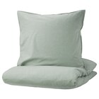 IKEA - Bettwäsche-Set, 2-teilig grün/Streifen 140x200/80x80 cm Angebot im Prospekt Bettwäsche-Set, 2-teilig grün/Streifen 140x200/80x80 cm bei IKEA im Prospekt "" für 17,99 €