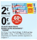 Velouté Fruix Fruits Rouges Offre Découverte - Danone dans le catalogue E.Leclerc