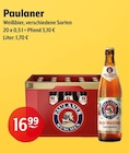 Hefe-Weißbier Angebote von Paulaner bei Getränke Hoffmann Marktredwitz für 16,99 €