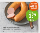 Bio-Fleischwurst von BIO im aktuellen tegut Prospekt für 1,79 €