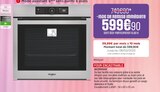 Four encastrable - Whirlpool en promo chez Extra Aix-en-Provence à 599,90 €