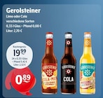Limo oder Cola im Angebot bei Getränke Hoffmann in Potsdam Limo oder Cola Angebote von Gerolsteiner bei Getränke Hoffmann Potsdam für 0,89 €