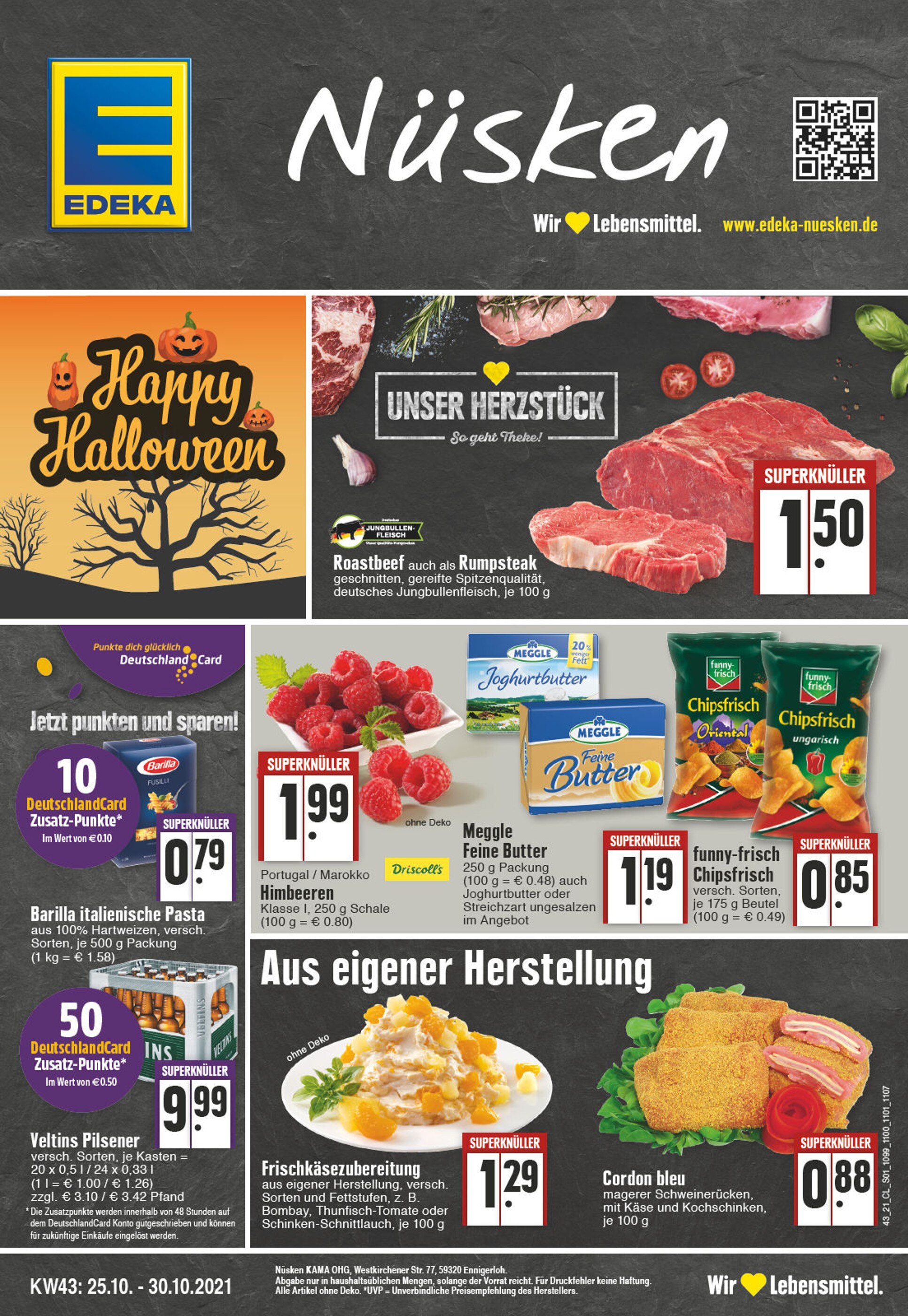 EDEKA Prospekt für Soest mit 24 Seiten EDEKA Prospekt für Soest: "Aktuelle Angebote", 24 Seiten, 25.10.2021 - 30.10.2021