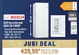 Gefrierschrank GSN 29 VWEP Angebote von BOSCH bei Metro Marl für 523,59 €