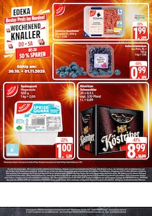 Bier im aktuellen EDEKA Prospekt (Stralsund) Bier im EDEKA Prospekt "Top Angebote" mit 33 Seiten (Stralsund)