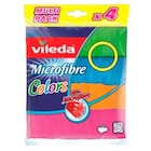 Lot de 4 lavettes microfibres - VILEDA en promo chez Carrefour Lot de 4 lavettes microfibres - VILEDA dans le catalogue Carrefour