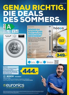 EURONICS Prospekt GENAU RICHTIG. DIE DEALS DES SOMMERS. mit 10 Seiten