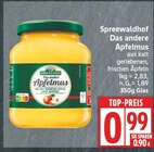 Das andere Apfelmus von Spreewaldhof im aktuellen EDEKA Prospekt