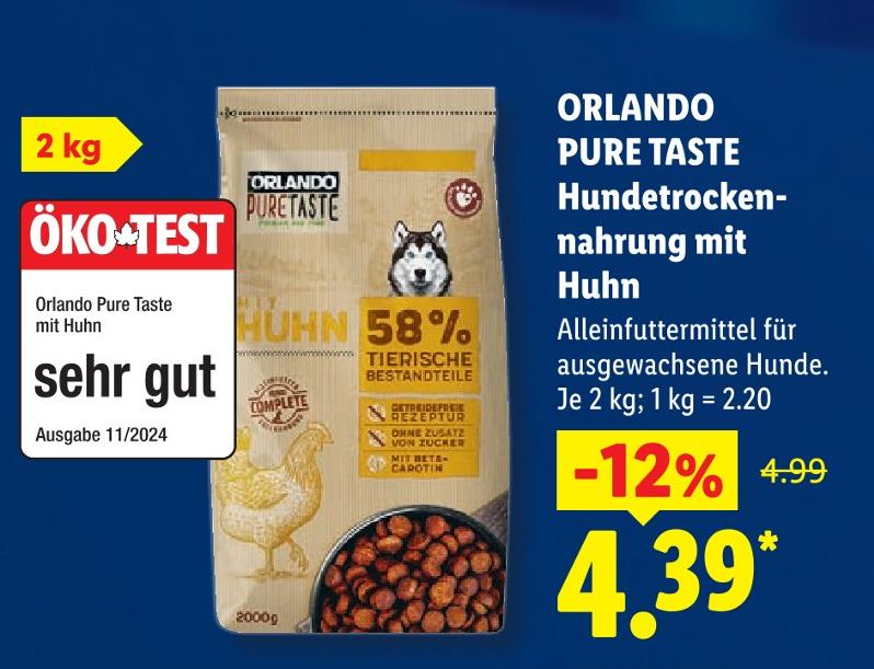 Pure Taste Hundetrocken-nahrung mit Huhn