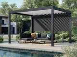 Pergola bioclimatique autoportante astra aluminium gris anthracite, 11,79 m2 - NATERIAL - LEROY MERLIN à Garges-lès-Gonesse Pergola bioclimatique autoportante astra aluminium gris anthracite, 11,79 m2 - NATERIAL en promo chez LEROY MERLIN Garges-lès-Gonesse à 1 690,00 €