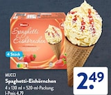 Spaghetti-Eishörnchen von Mucci im aktuellen ALDI SÜD Prospekt für 2,49 €