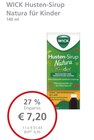 Husten-Sirup Natura für Kinder im Angebot bei LINDA Premiumapotheke in Wolfsburg Husten-Sirup Natura für Kinder Angebote von WICK bei LINDA Premiumapotheke Wolfsburg für 7,20 €