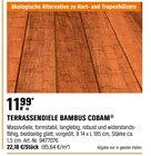 Terrassendiele Bambus Cobam von  im aktuellen OBI Prospekt für 22,18 €