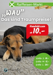 Raiffeisen Rhein-Ahr-Eifel Handelsgesellschaft mbH Baumärkte Prospekt der aktuellen Woche mit 1 Seite, gültig von 08.11.2025 bis 22.11.2025, in Arzfeld und Umgebung Aktueller Raiffeisen Rhein-Ahr-Eifel Handelsgesellschaft mbH Baumärkte Prospekt in Arzfeld und Umgebung, "Wau! - Das sind Traumpreise!" mit 1 Seite, 08.11.2025 - 22.11.2025